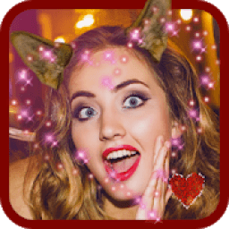 Love Camera selfie Photo Editor आइकन