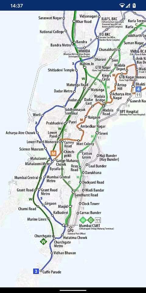 Mumbai Metro Map (Offline) screenshot 2