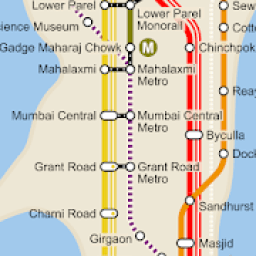 Mumbai Metro Map (Offline) आइकन