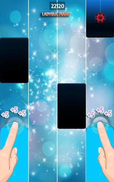 Piano Ladybug Black Tiles screenshot 1