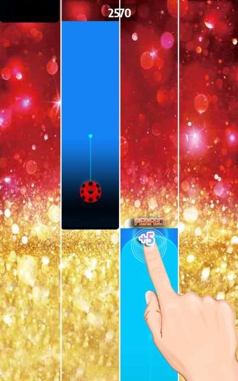 Piano Ladybug Black Tiles screenshot 4