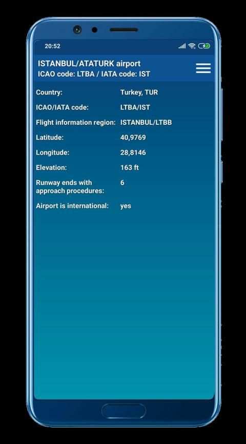 Airports database PRO स्क्रीनशॉट 2