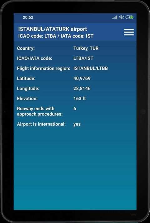 Airports database PRO स्क्रीनशॉट 8