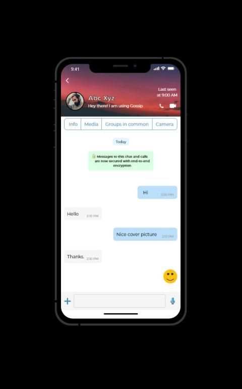 Gossip Messenger स्क्रीनशॉट 4