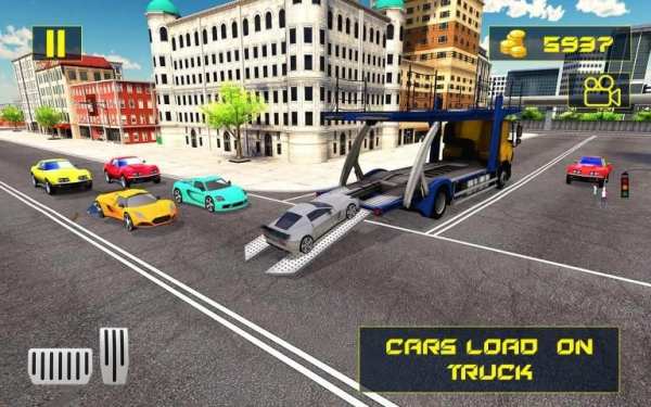 Real Car Transporter Truck Driving Simulator screenshot 3