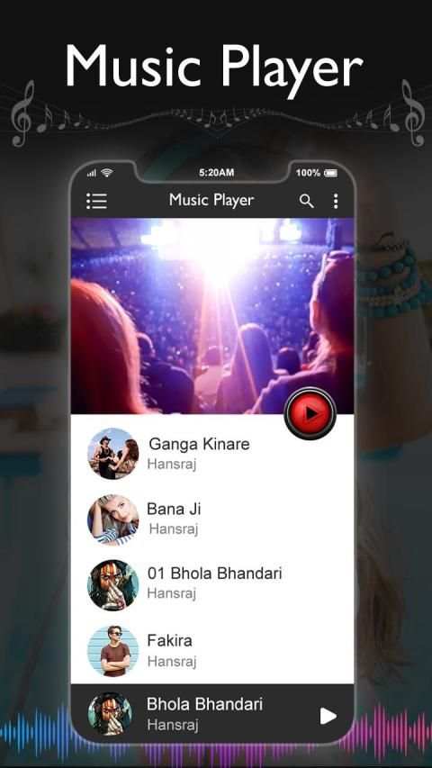 Music Player : Audio Player screenshot 2