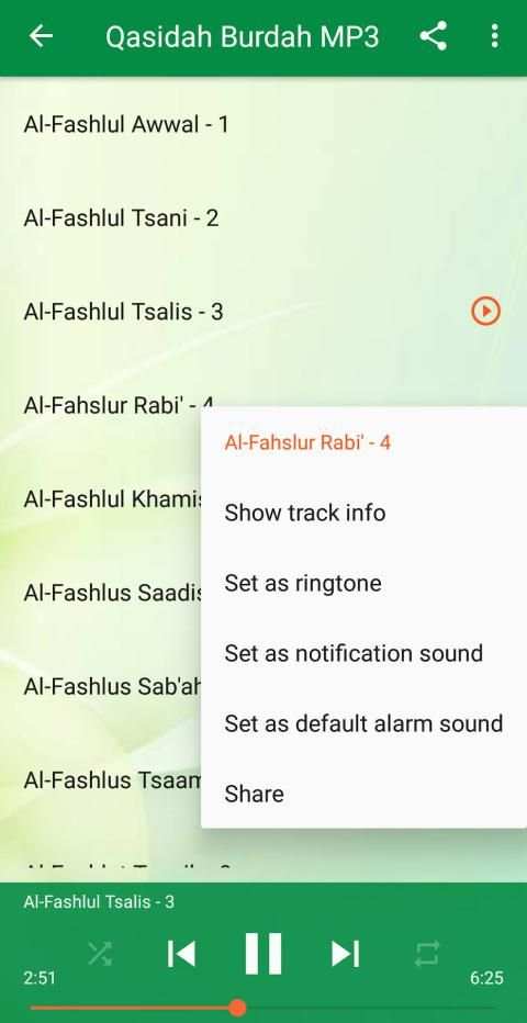 Qasidah Burdah MP3 Offline screenshot 5