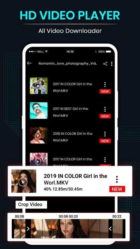 XX HD Video Player - All Formet Video Player 2020 स्क्रीनशॉट 8