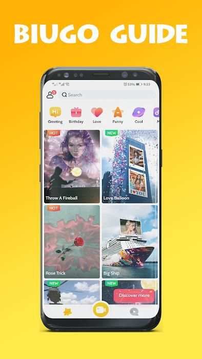 Guide for Biugo Magic Video Editor screenshot 1