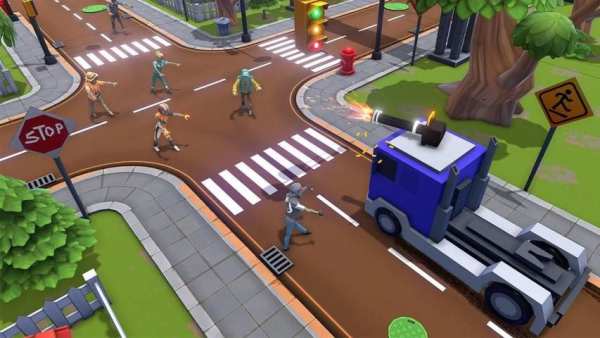 Zombie Squad: Crash Racing Pickup स्क्रीनशॉट 1