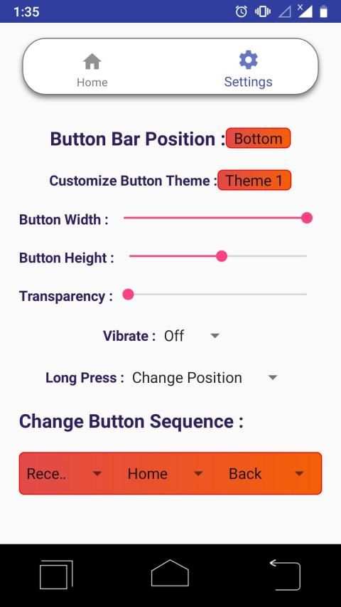 Secure Soft Key - Home Back Button स्क्रीनशॉट 3