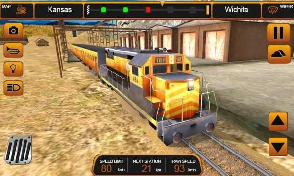 Railway Station Train Sim स्क्रीनशॉट 3