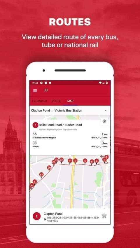 London Bus Radar screenshot 2