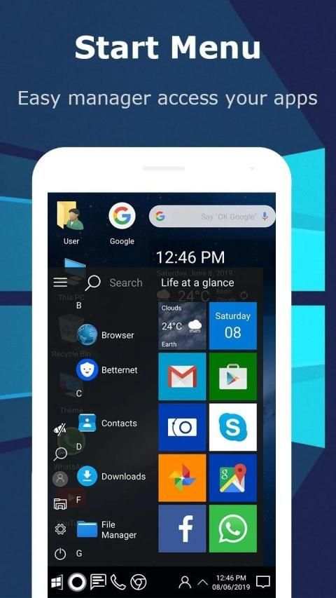 Computer Launcher – Win 10 Launcher, Windows Theme screenshot 2