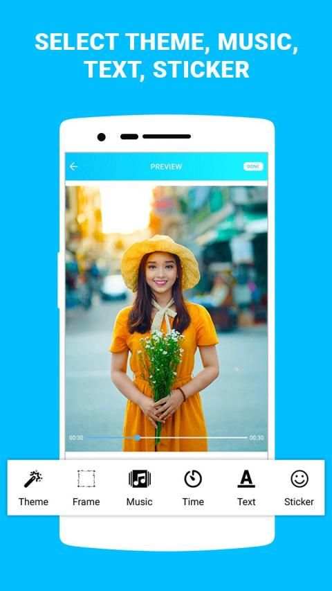 Photo video maker-Slideshow with music,Movie maker स्क्रीनशॉट 4