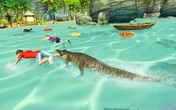 Hungry Wild Crocodile Attack Simulator screenshot 4