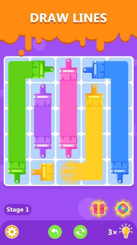 Line Puzzledom - Puzzle Game Collection स्क्रीनशॉट 3