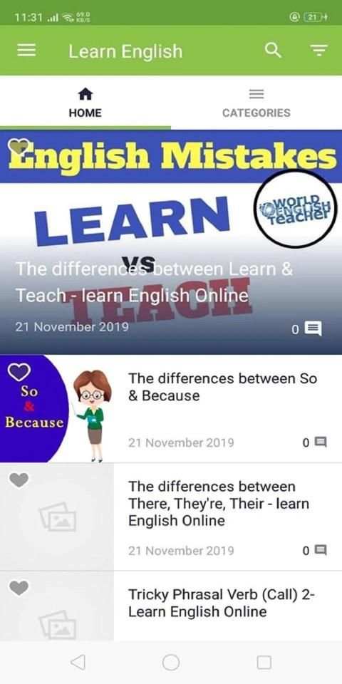 Learn English Daily स्क्रीनशॉट 1