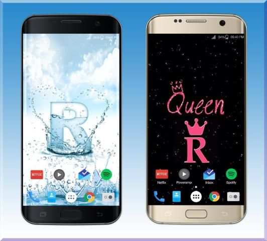 R Letter Wallpaper screenshot 2