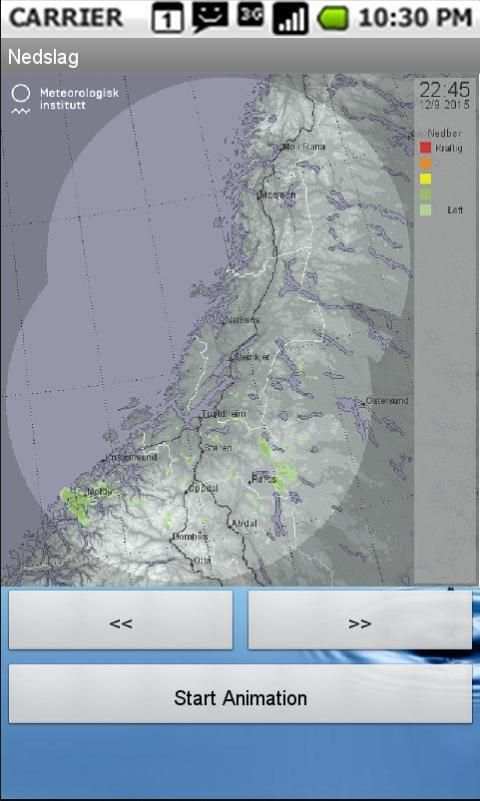 Værradar Norge - Nedslag FREE screenshot 5