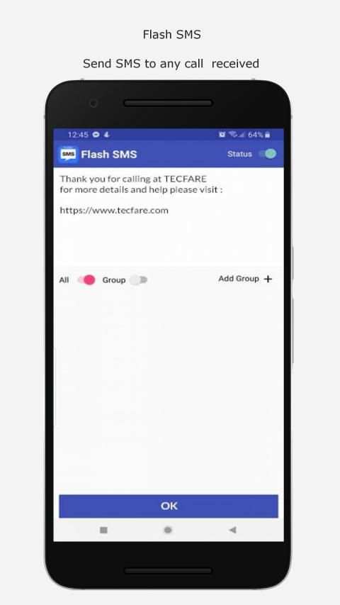 Flash SMS screenshot 3