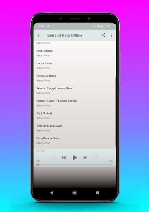 Full Album Betrand Peto Offline screenshot 3