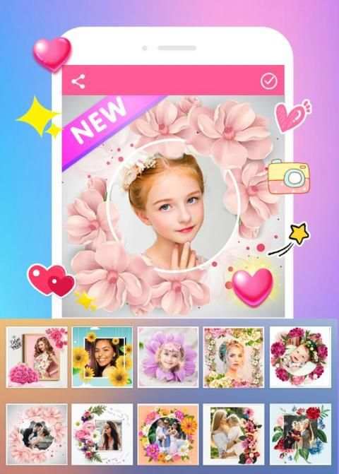 Flower Photo Frame : Flower Photo Editor screenshot 6