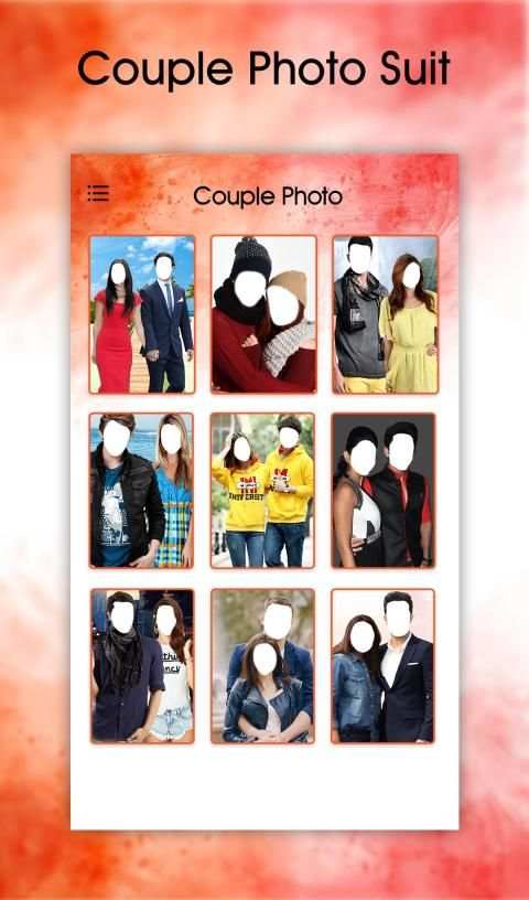 Couple Photo Suit- Photo Frame Editor screenshot 5