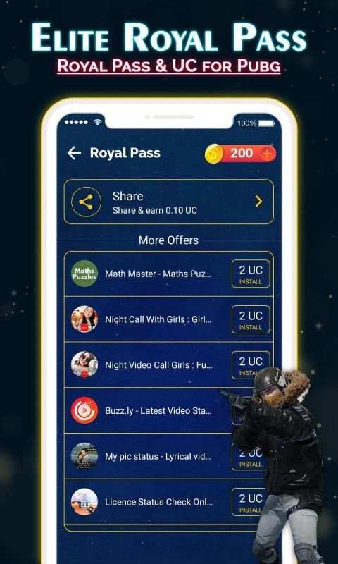 Free Royal Pass & UC For PUBG Guide - 2k20 screenshot 1