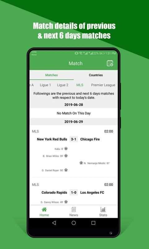 Football World - Live Score, News screenshot 1