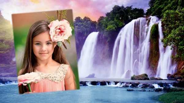 Waterfall Photo Frame स्क्रीनशॉट 2