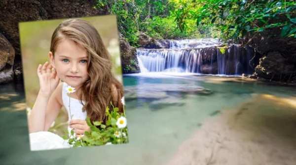 Waterfall Photo Frame स्क्रीनशॉट 3