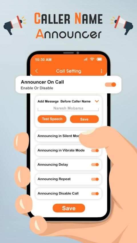 Caller Name announcer screenshot 1
