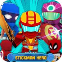 Spider and Iron Stickman Hero -Gangster Crime City logo