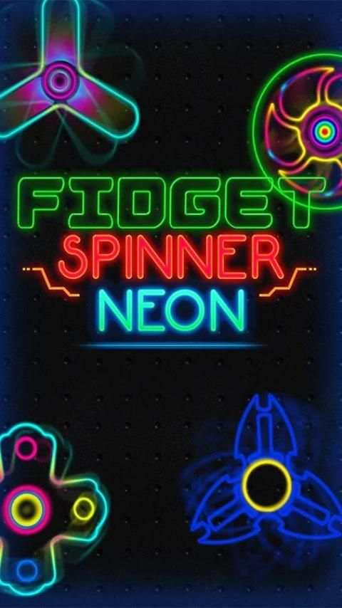 Fidget Spinner Neon Games screenshot 1
