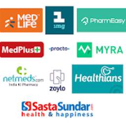 Online Pharmacy Medlife Netmeds 1mg PharmEasy