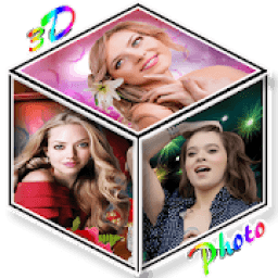 3D Photo Cube Live Wallpaper आइकन