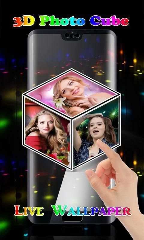 3D Photo Cube Live Wallpaper स्क्रीनशॉट 8