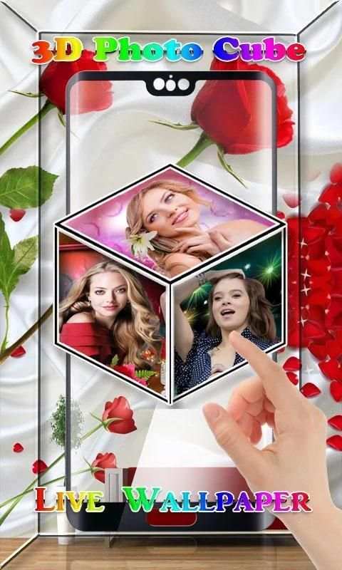 3D Photo Cube Live Wallpaper स्क्रीनशॉट 3