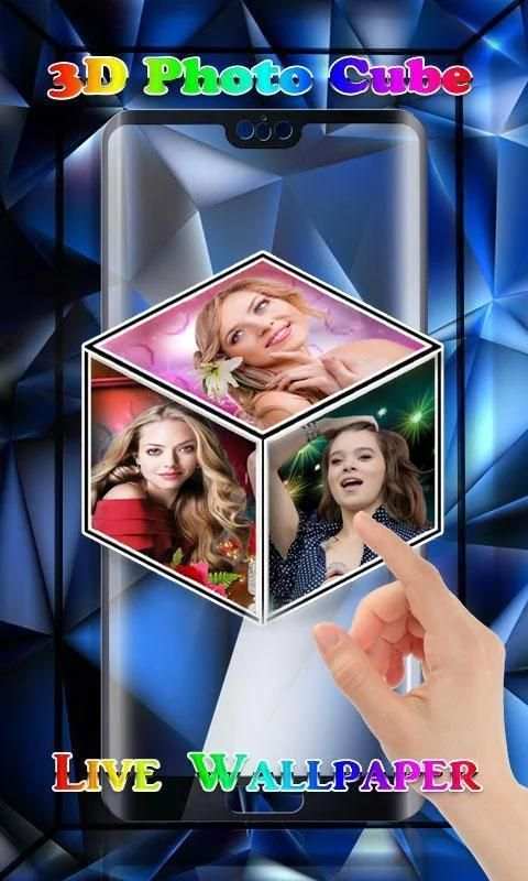 3D Photo Cube Live Wallpaper स्क्रीनशॉट 7