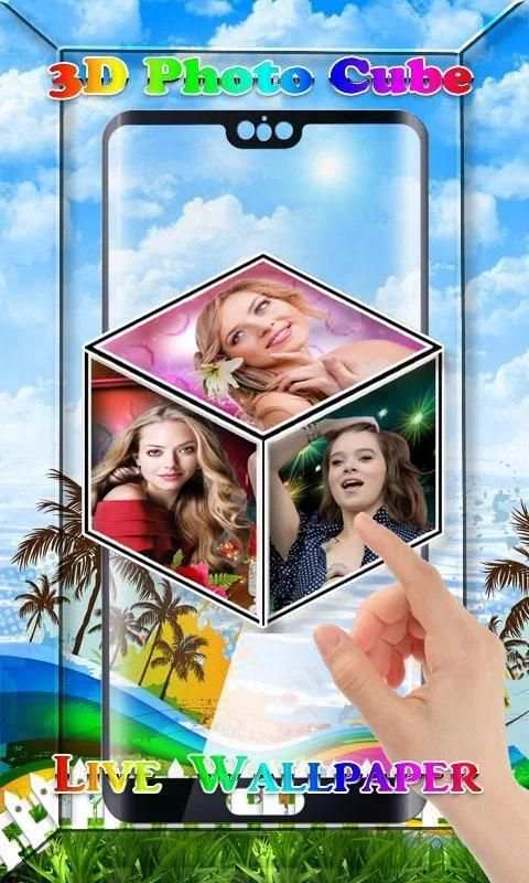 3D Photo Cube Live Wallpaper स्क्रीनशॉट 5