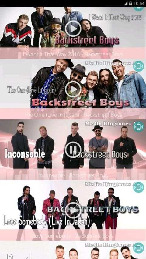 Backstreet Boys Best Ringtones 3 تصوير الشاشة