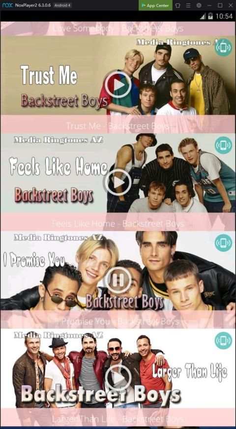 Backstreet Boys Best Ringtones 2 تصوير الشاشة