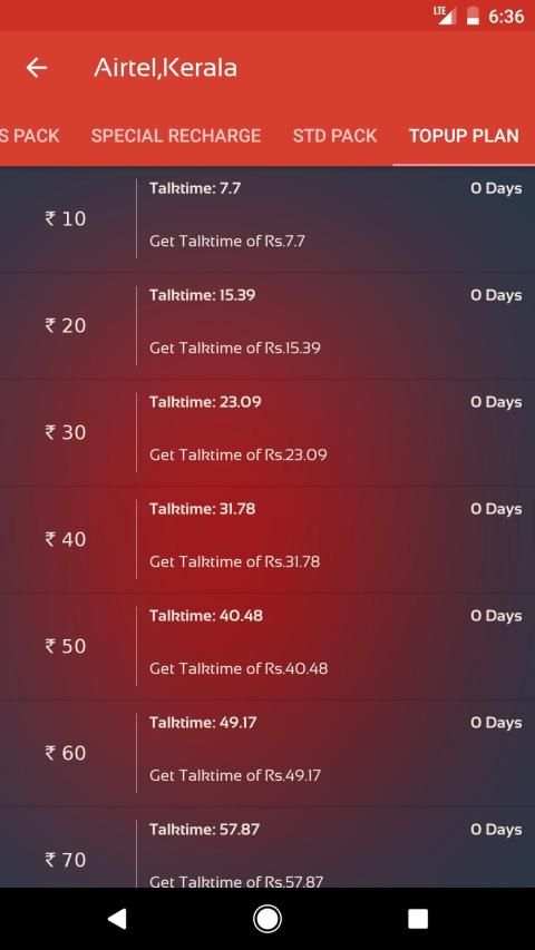 Recharge Plans - Offers Finder screenshot 3