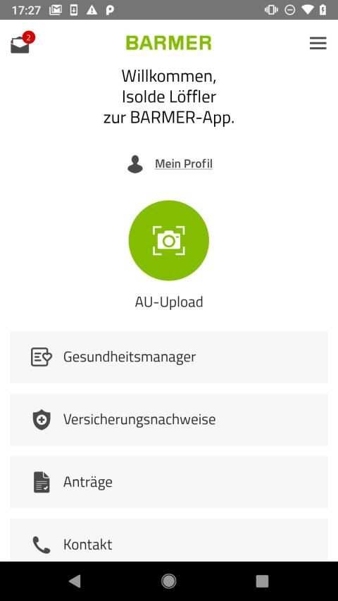 BARMER-App. Alles Wichtige online erledigen. screenshot 10