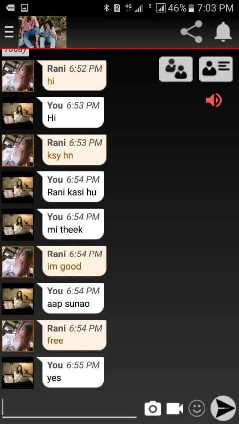 Live chat screenshot 1