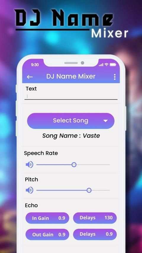 DJ Name Mixer Plus - Mix Your Name To Song screenshot 4