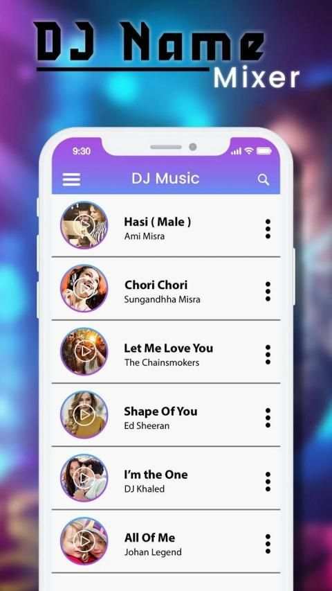 DJ Name Mixer Plus - Mix Your Name To Song screenshot 2