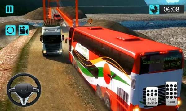 Real Bus Driving Sim - Uphill Climb Racing 3D स्क्रीनशॉट 1