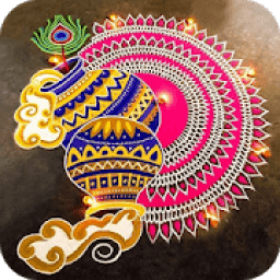 ikon Rangoli Design for Diwali 2019